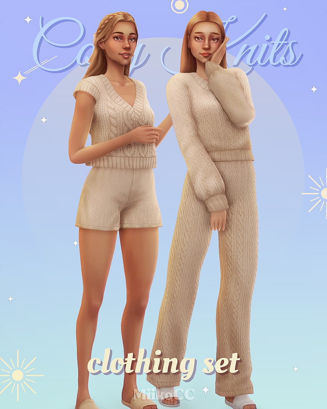 Набор вязаной одежды Cozy Knits clothing set