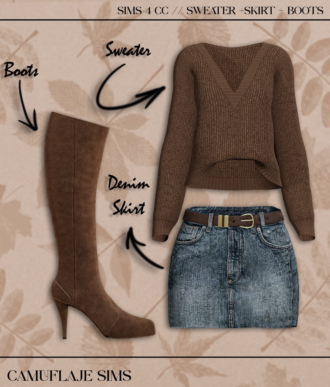 Сет одежды Cozy Oak Collection — кадр 3