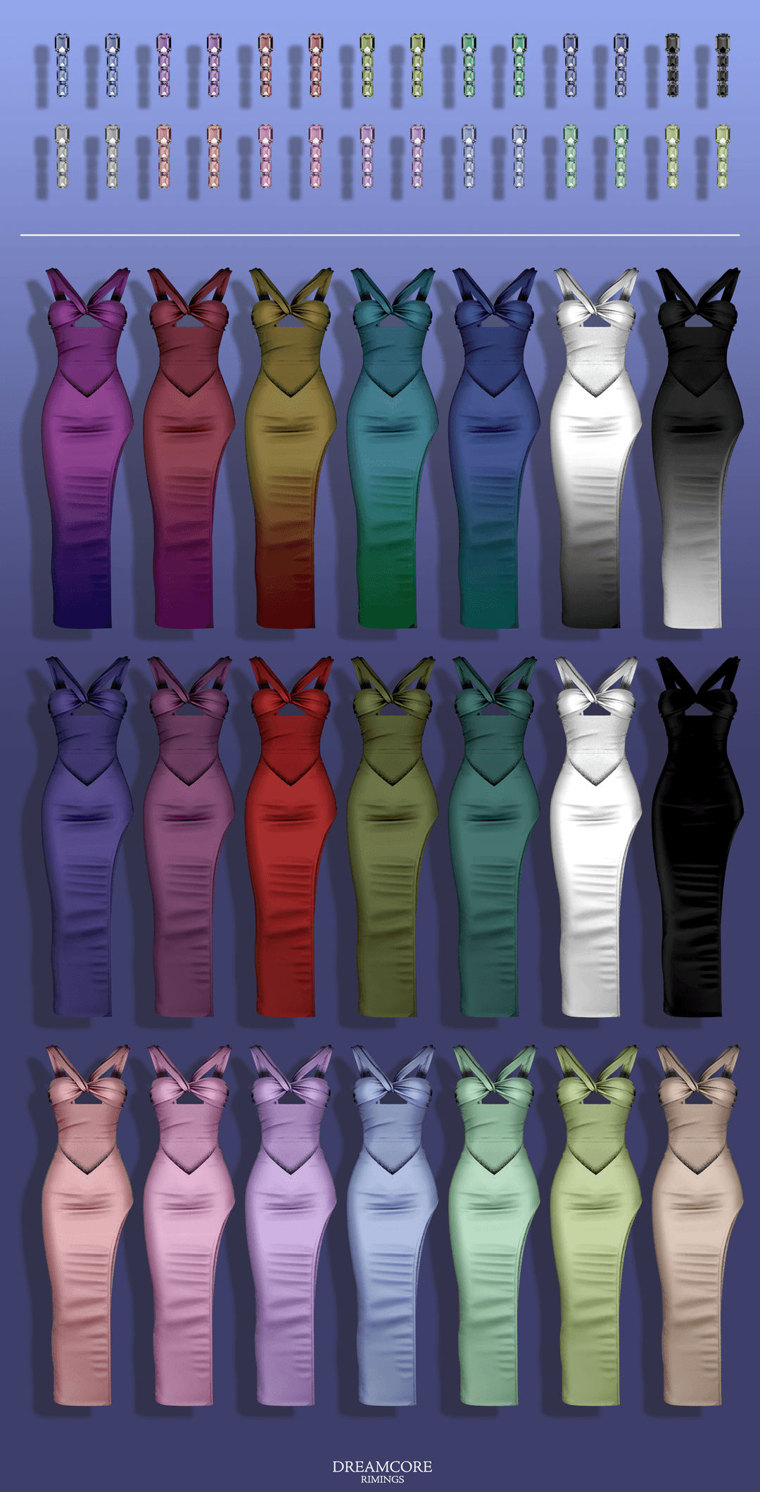 Галерея мода Платье с серьгами Dreamcore #1