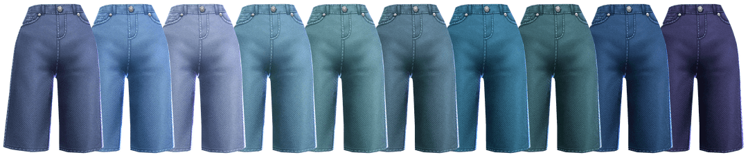 Шорты Dazzling Light Denim Shorts — кадр 3