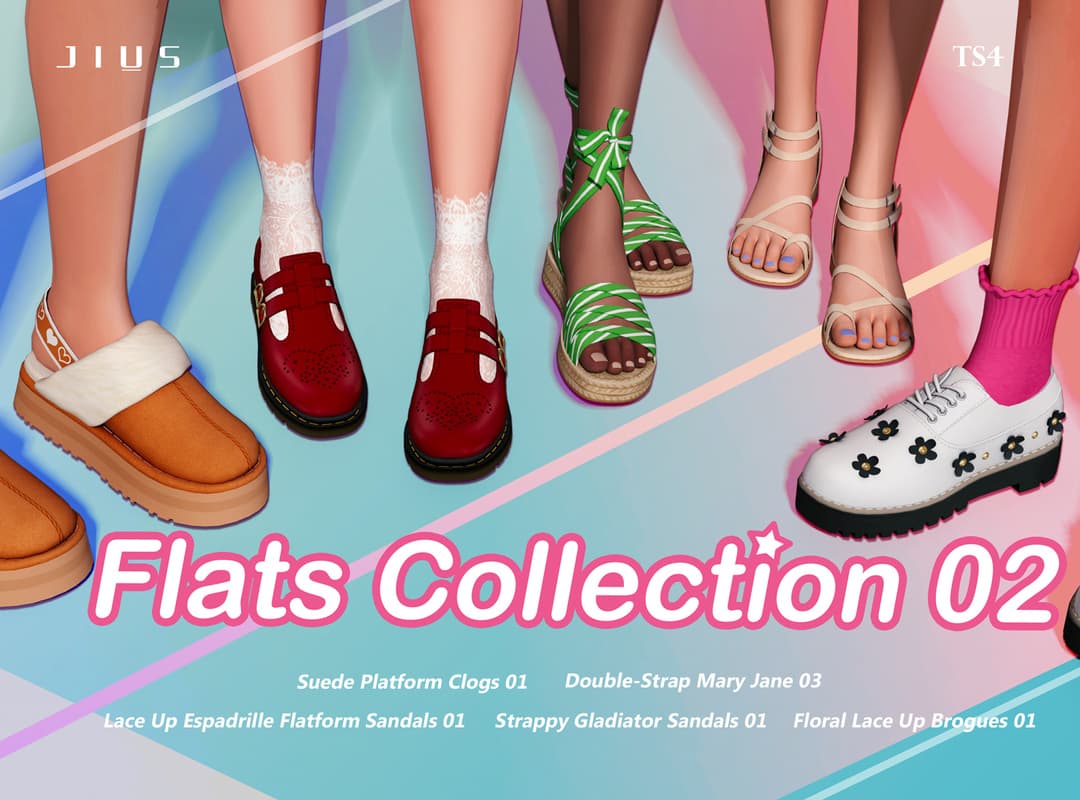 Коллекция обуви Flats Collection 02