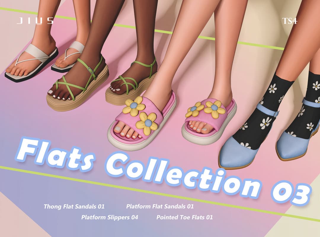 Коллекция обуви Flats Collection 03