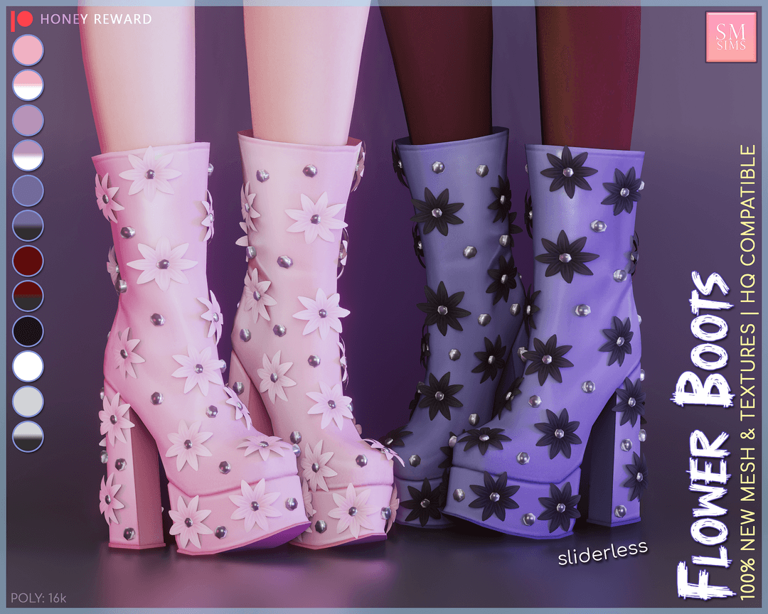 Сапоги Flower Boots