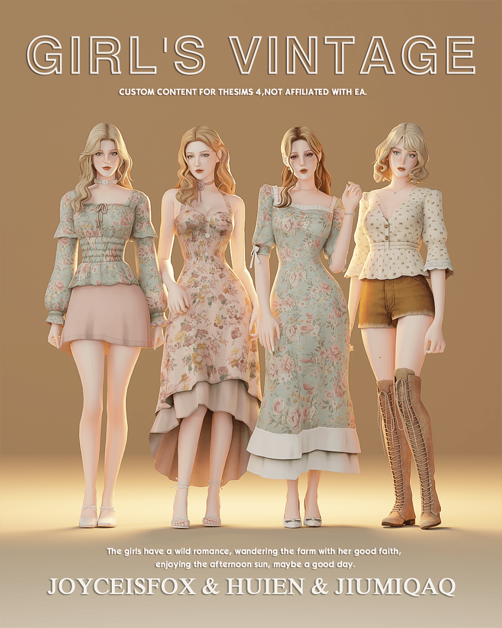 Коллекция одежды Girl's Vintage — кадр 2