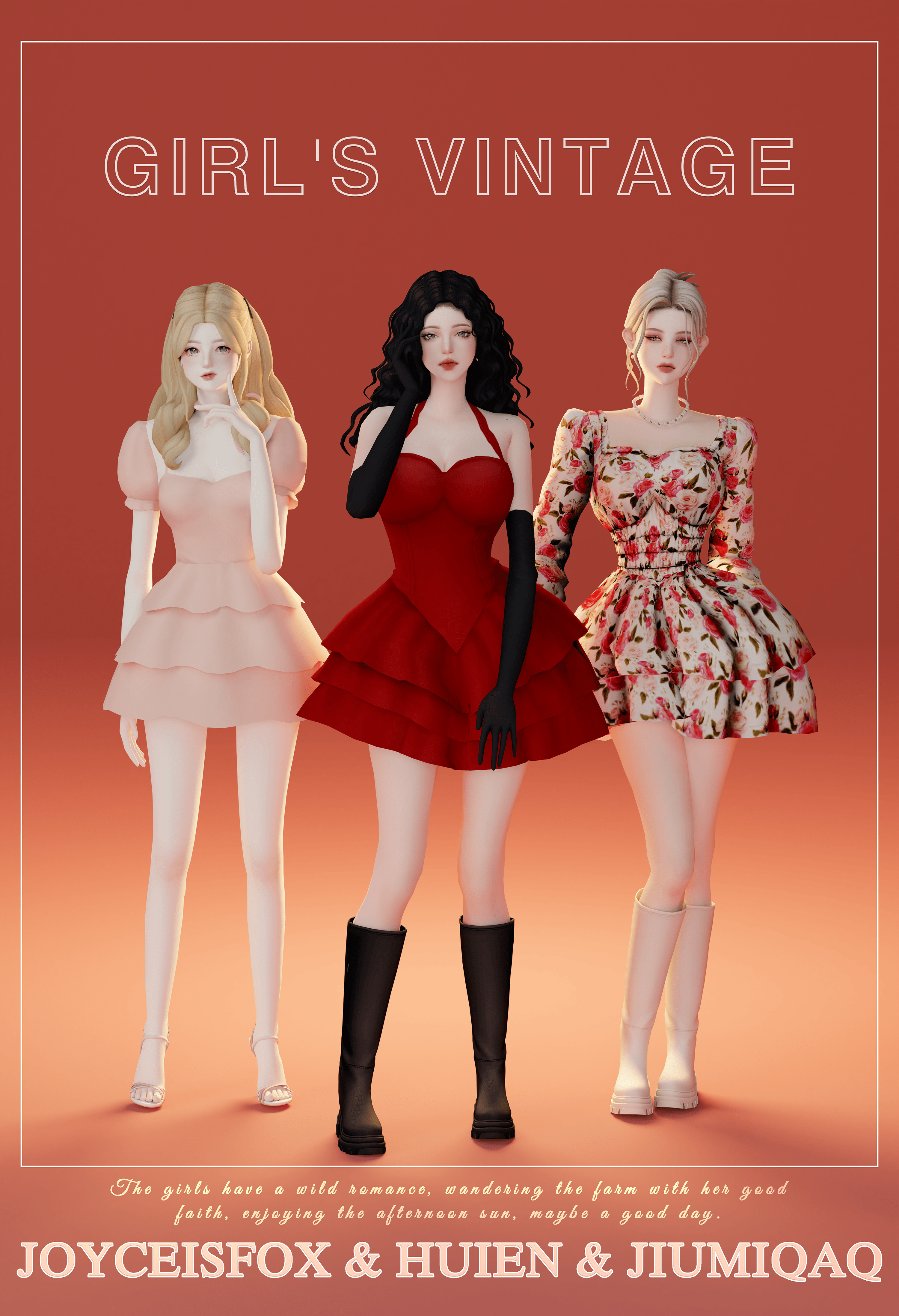 Коллекция одежды Girl's Vintage — кадр 3