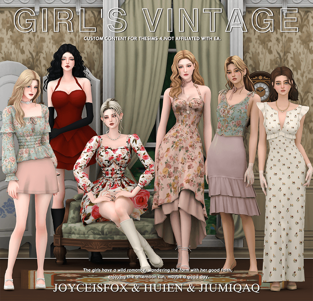 Коллекция одежды Girl's Vintage