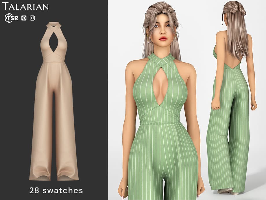 Комбинезон Goldie Halter Neck Jumpsuit