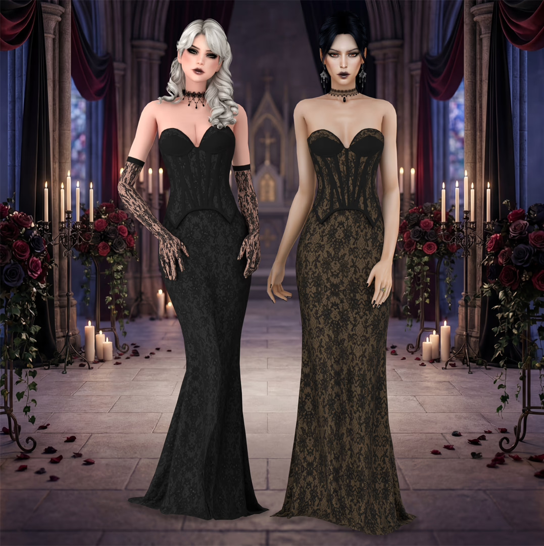 Свадебный сет Goth Wedding Set