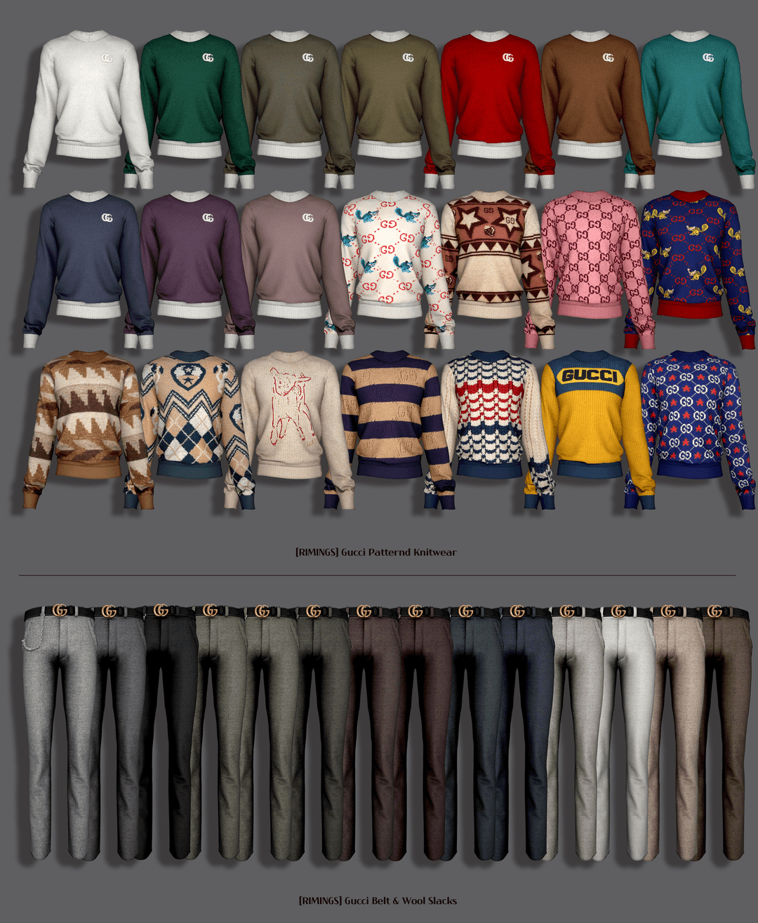Мужской сет Gucci Male Casual Outfit — кадр 3