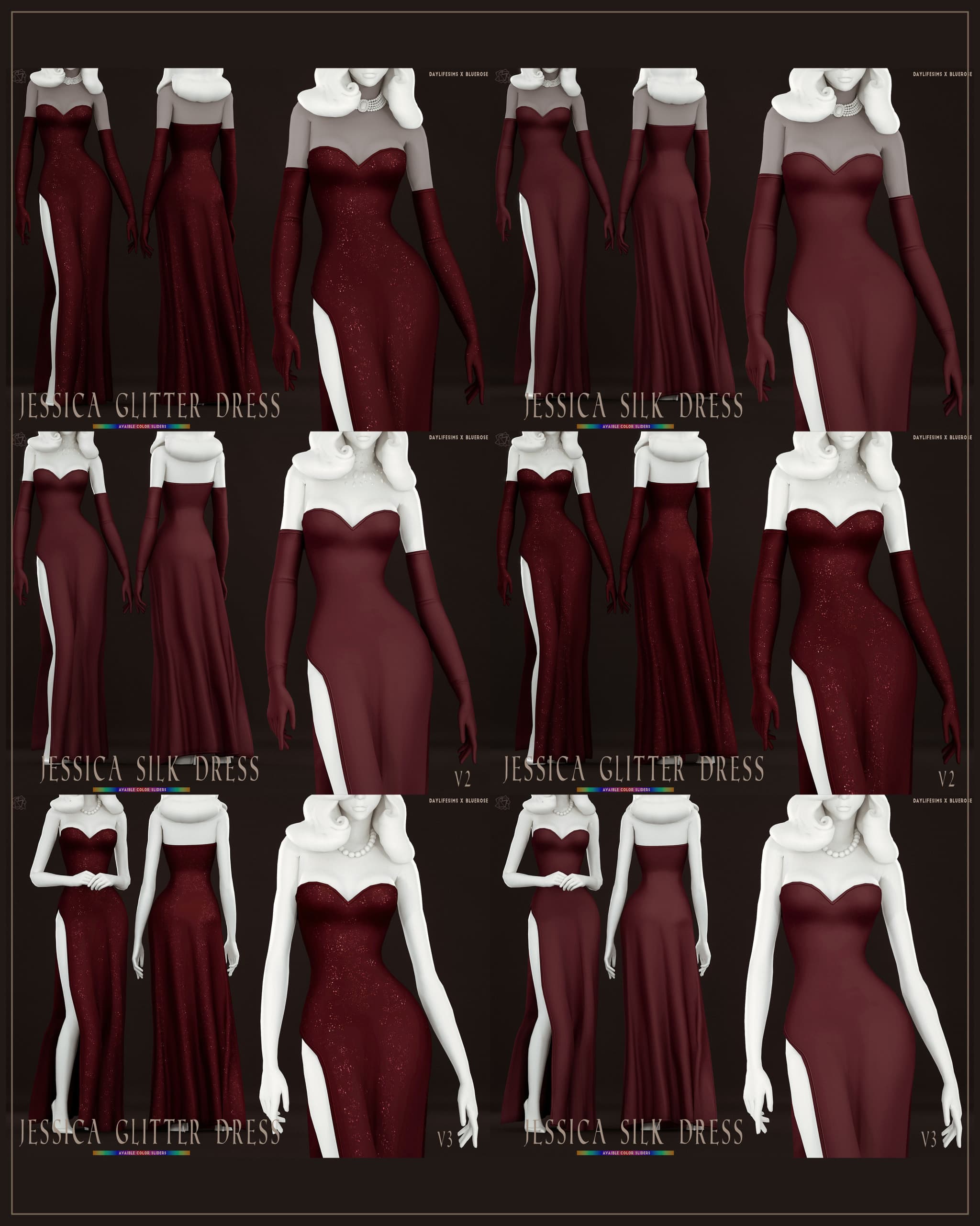 Коллекция одежды и причесок Letal Fem Collection — кадр 4