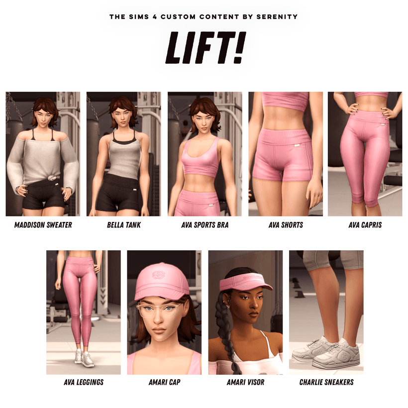 Коллекция для спорта LIFT! A Fitness Clothing line — кадр 2