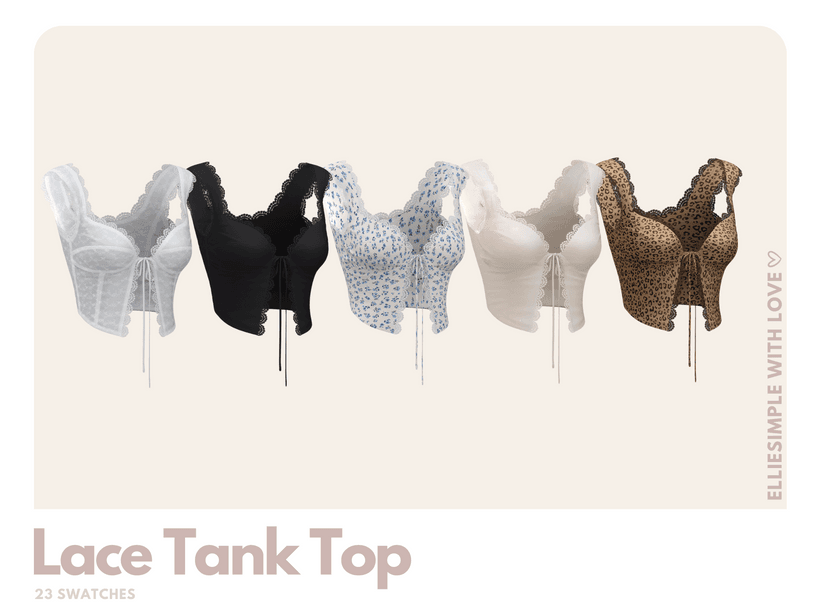 Топ Lace Tank Top — кадр 2