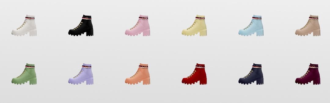 Ботинки Leather Ankle Boots 02 — кадр 2