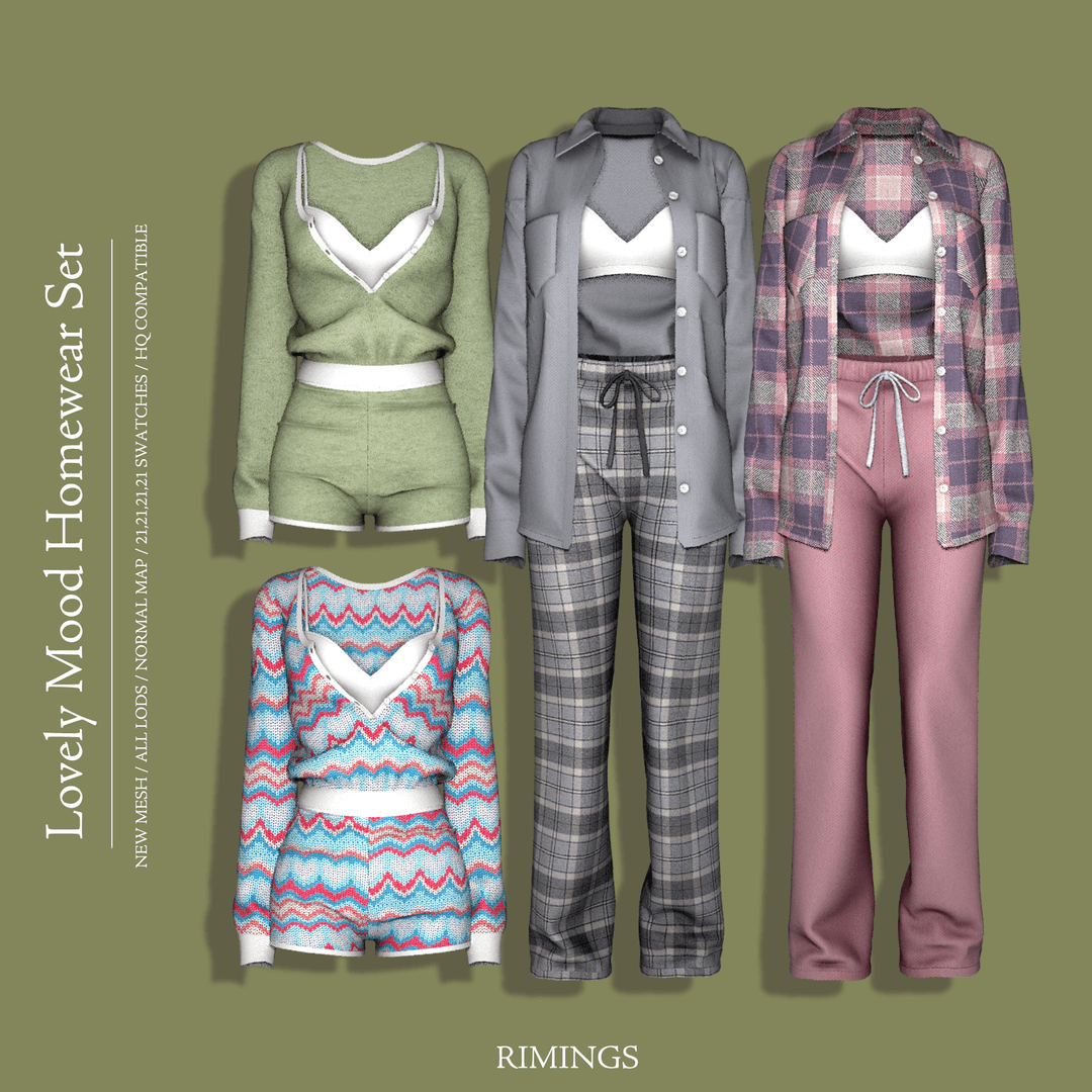 Сет домашней одежды Lovely Mood Homewear Set