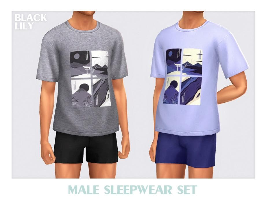 Мужская пижама Male Sleepwear Set