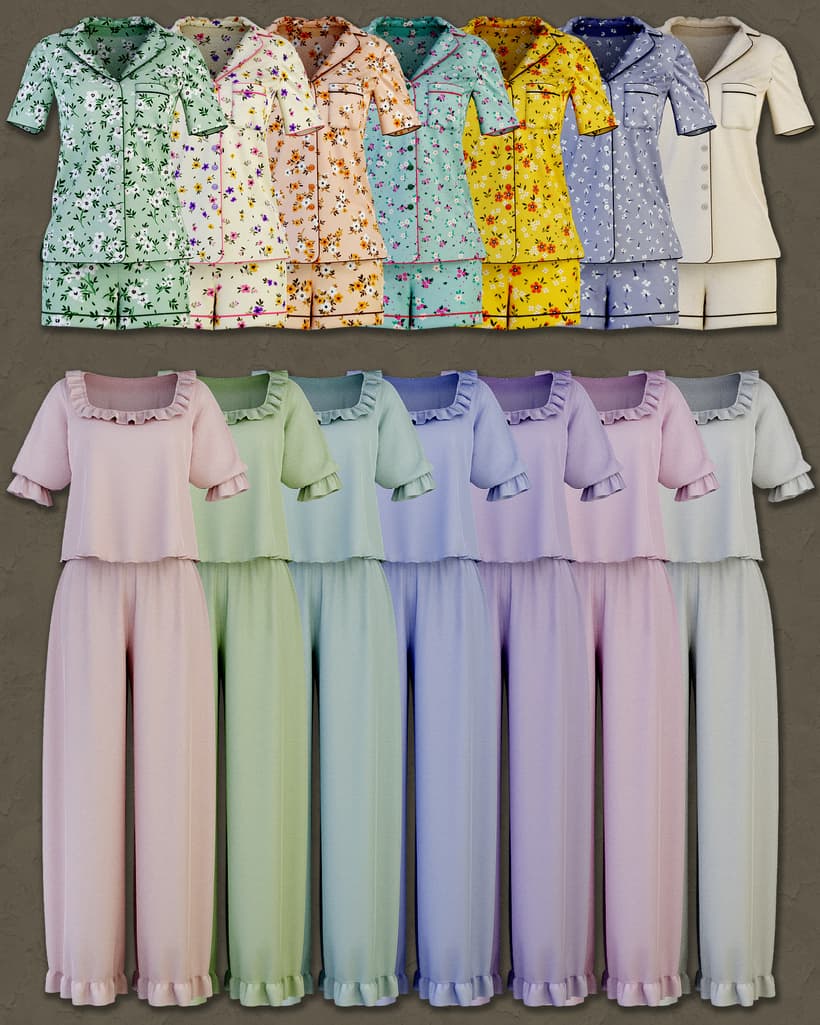 Набор пижам Matching Pajamas Collection — кадр 5