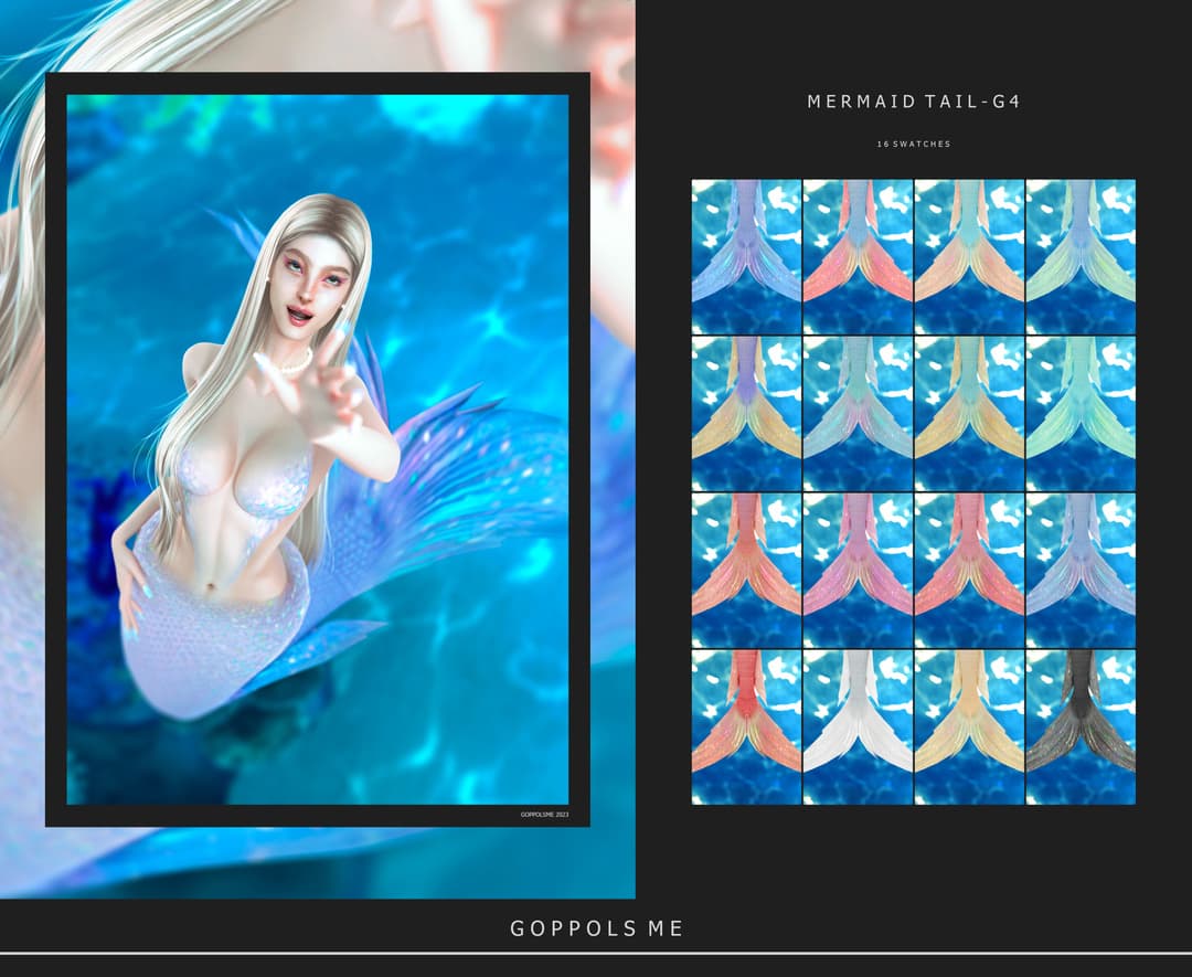 Хвост русалки Mermaid Tail G4