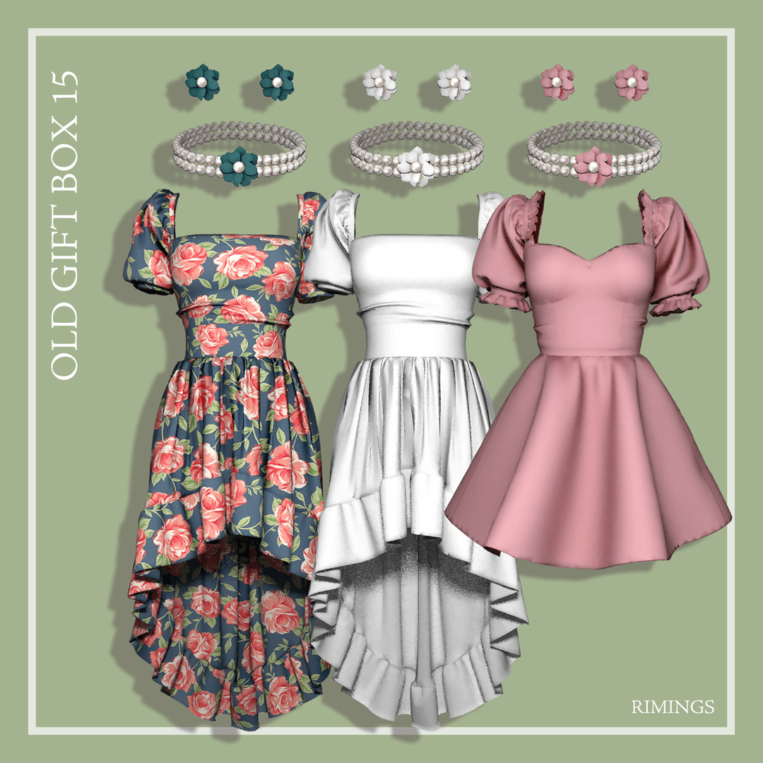 Сет платьев и аксессуаров OLD GIFT BOX 15