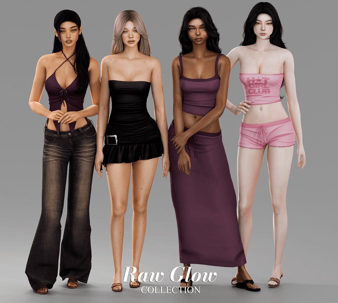 Коллекция одежды Raw Glow Collection