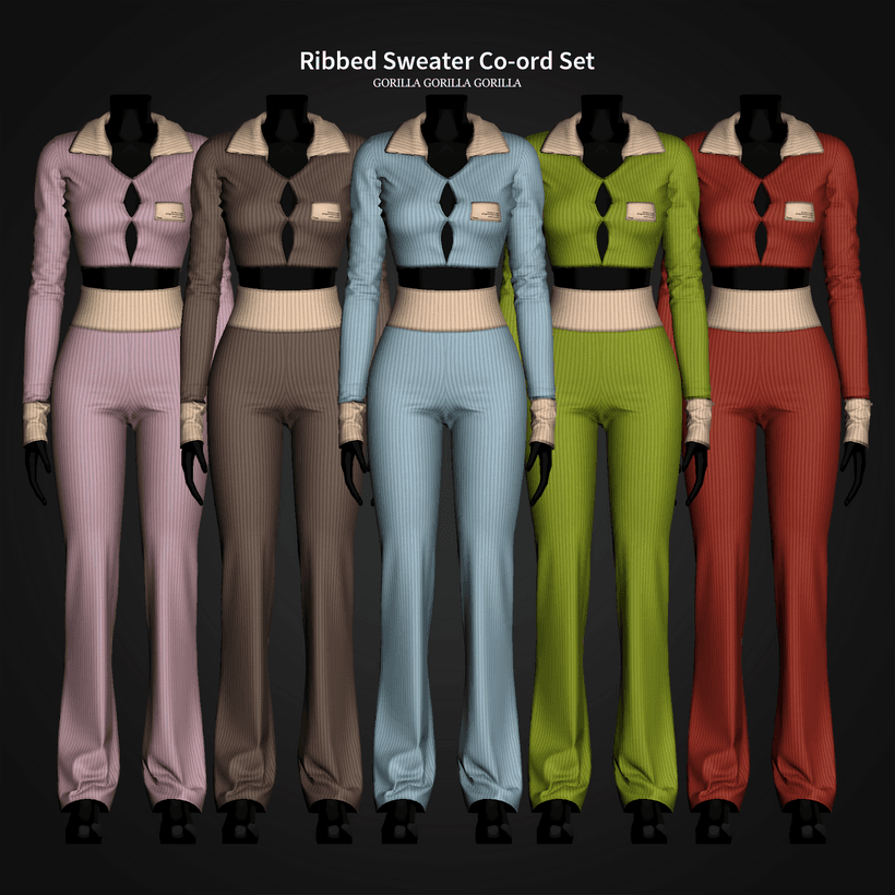 Комплект Ribbed Sweater Set