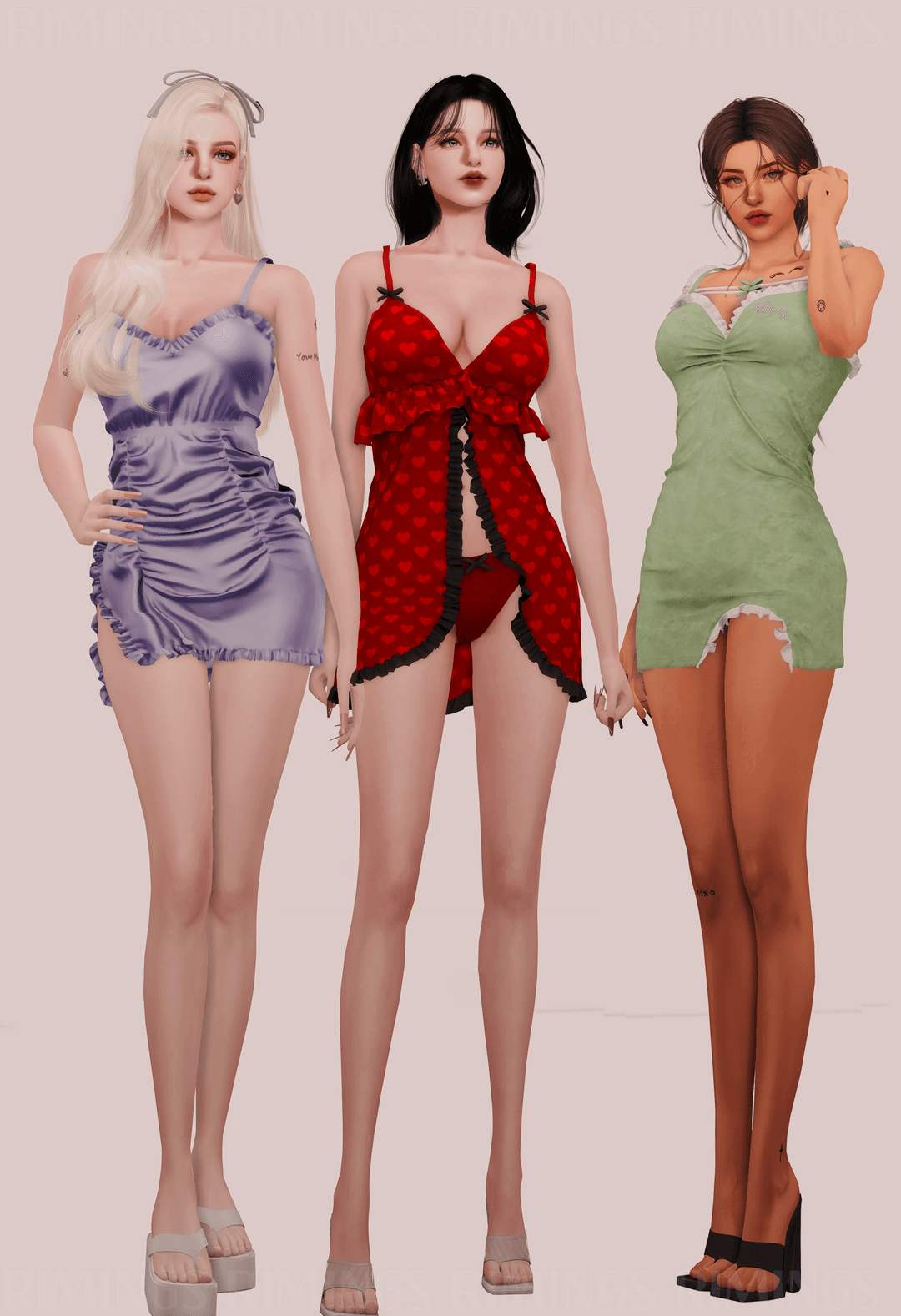 Пидамы Romantic Pajama Set — кадр 3