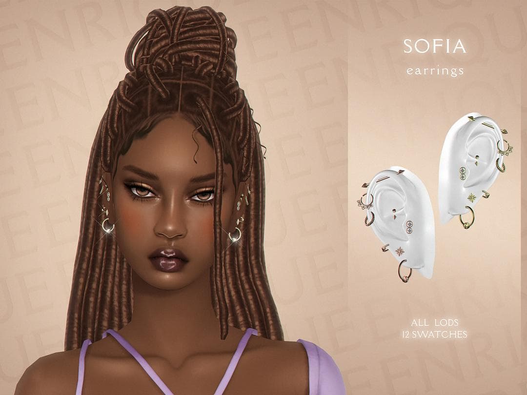 Серьги Sofia