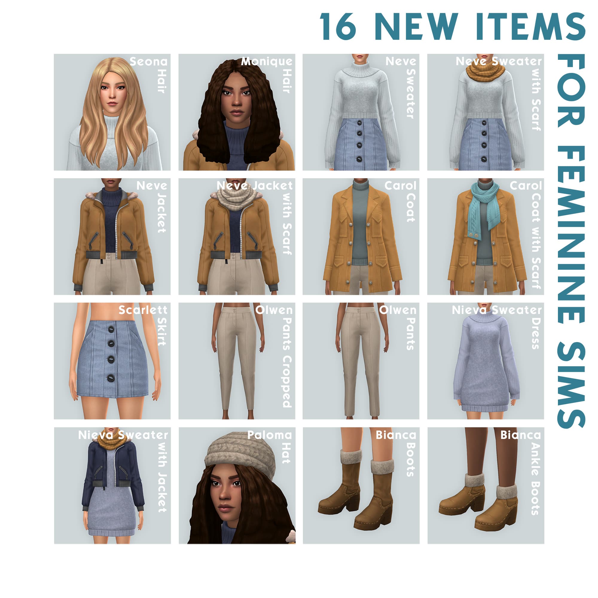Зимняя одежда Soft Scarf Season Collection — кадр 2