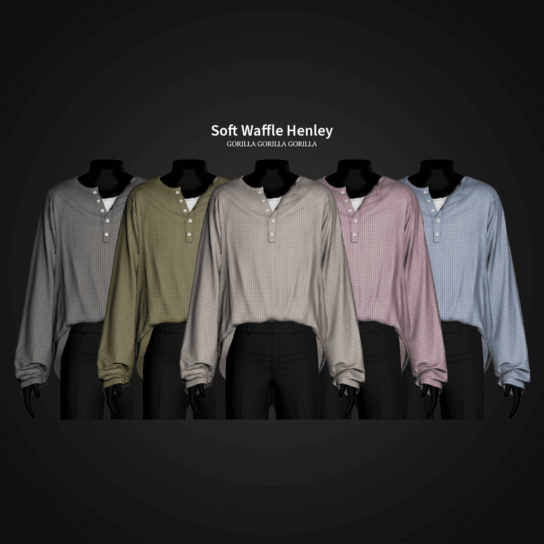 Кофта Soft Waffle Henley