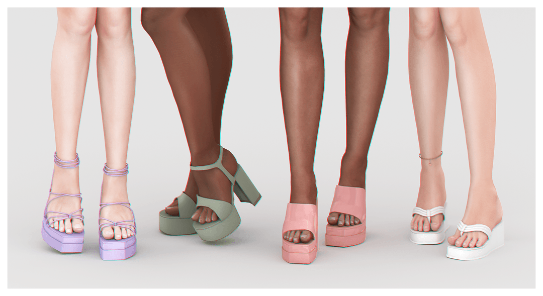 Сет обуви Spring Time Heels Collection — кадр 6