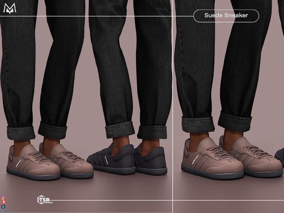 Мужские кроссовки Suede Sneakers S434
