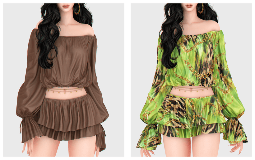 Сет одежды Summer Bliss Collection - Part 2/4 — кадр 2
