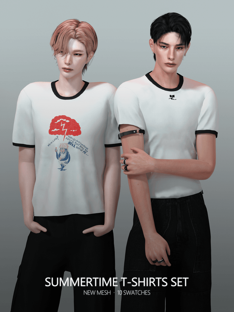 Сет футболок Summertime T-shirts Set