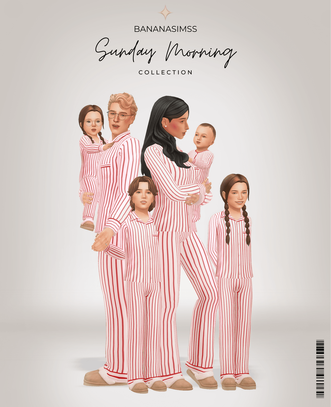 Пижамы для всей семьи Sunday Morning Collection