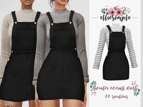 Комбинезон Sweater Overall Dress