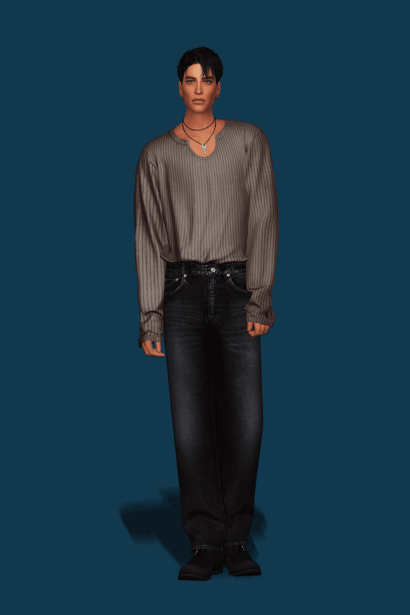 Комплект одежды T-Shirt и Basic Jeans III — кадр 2