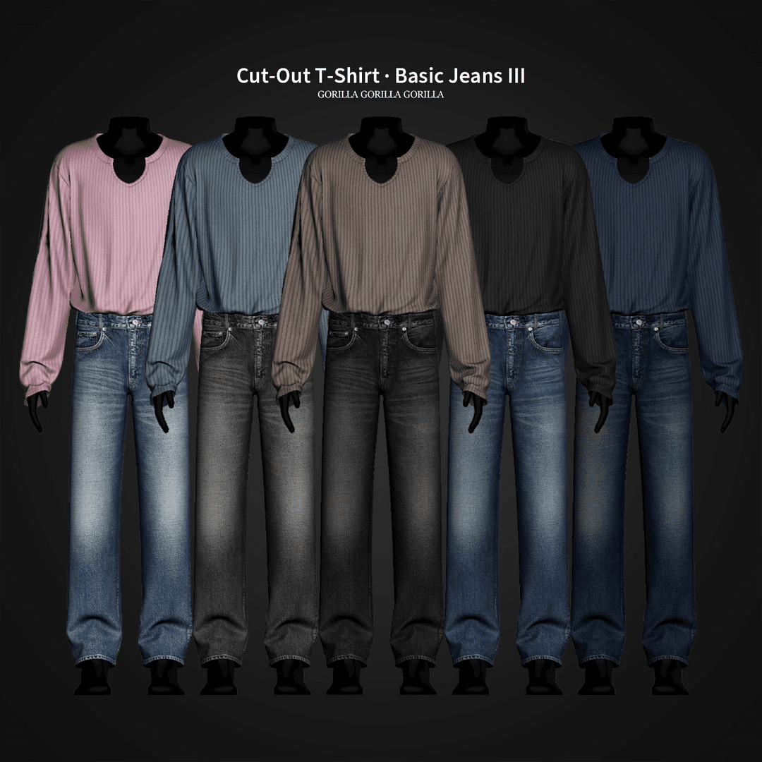 Комплект одежды T-Shirt и Basic Jeans III