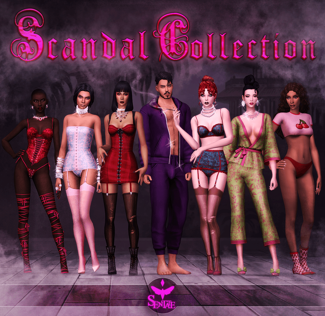 Коллекция нижнего белья The Scandal Collection