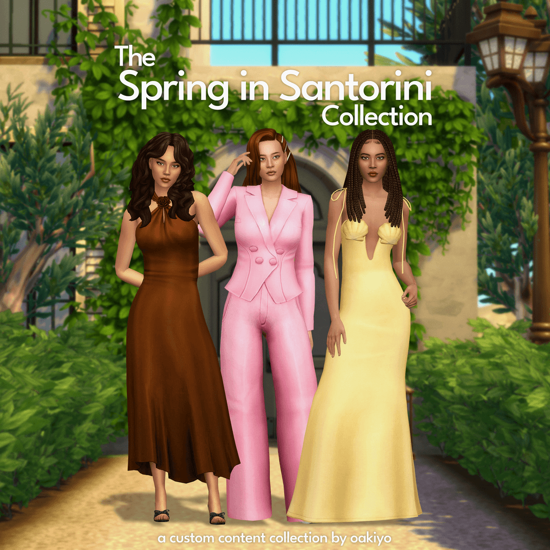Коллекция одежды The Spring in Santorini