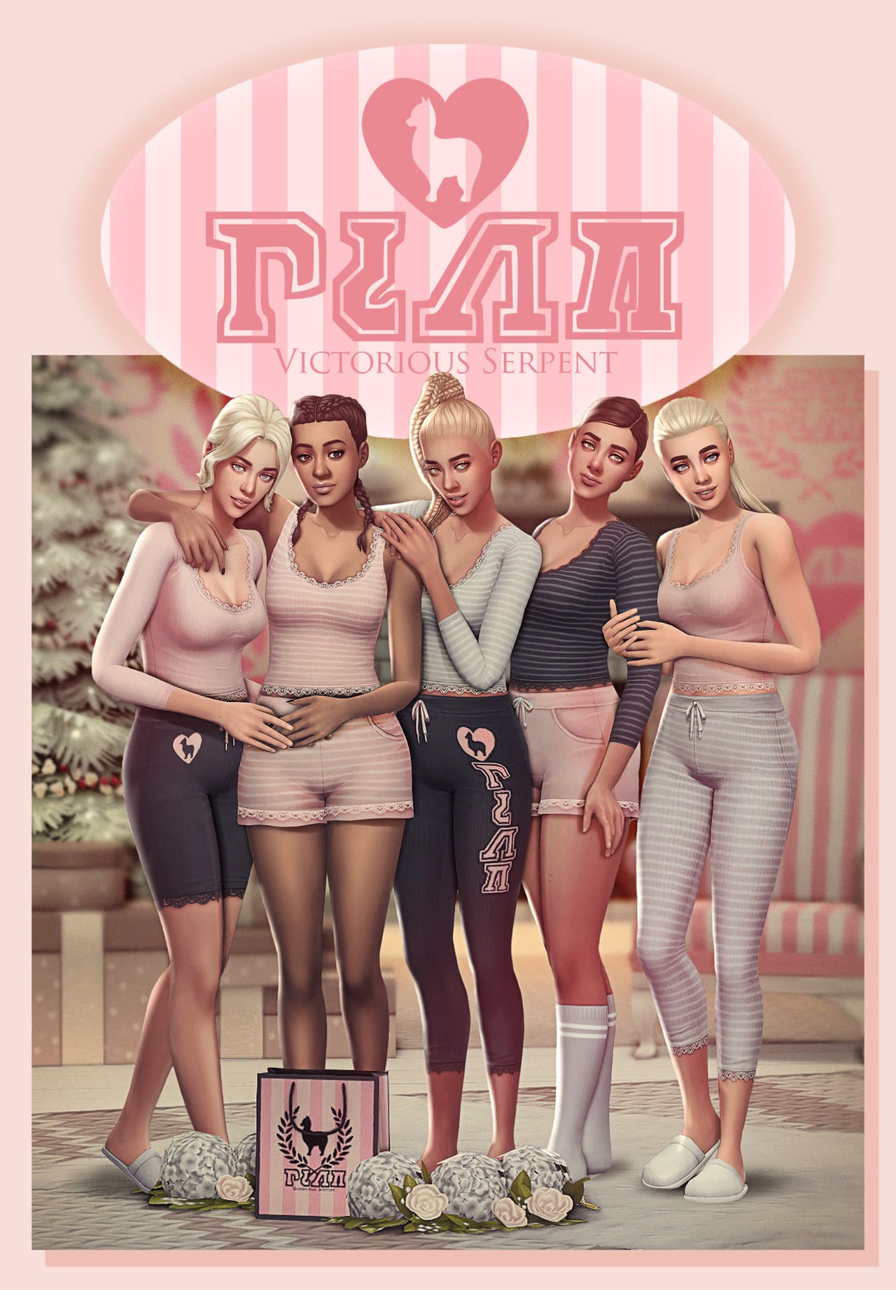 Пижамный сет Victorious Serpent Sleepwear Set