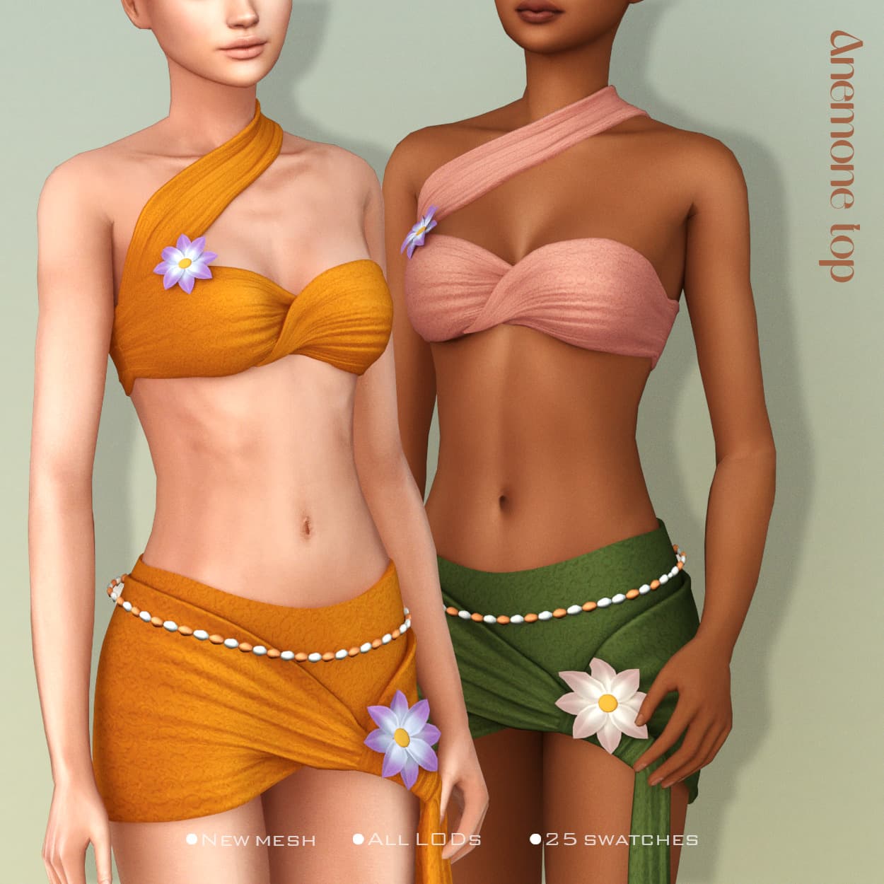 Коллекция одежды Waterfall cc collection — кадр 2