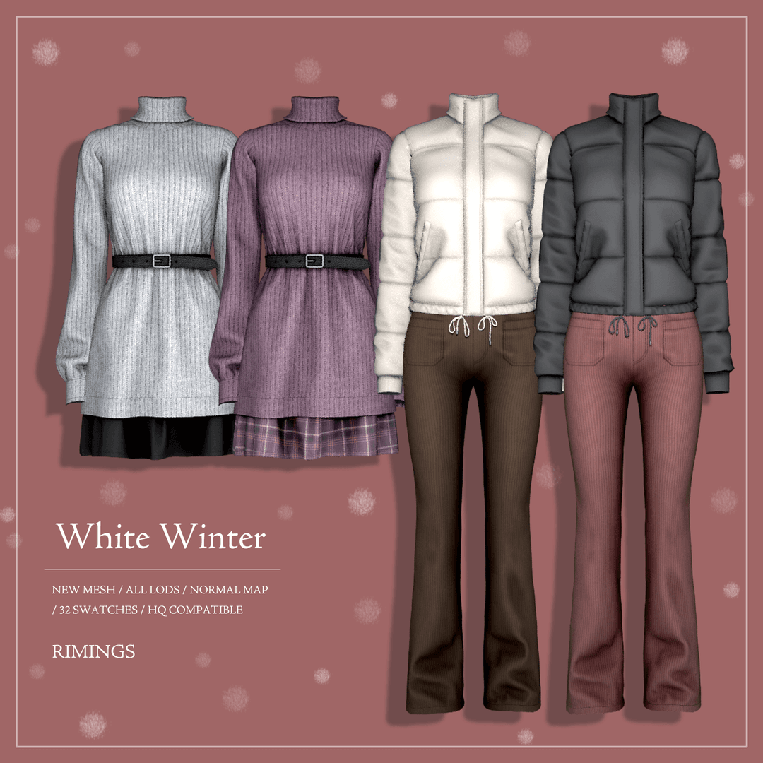 Сет зимней одежды White Winter