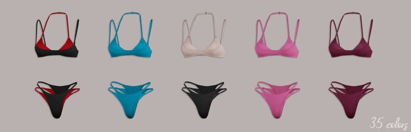 Сет купальников Women’s Bikini set — кадр 3
