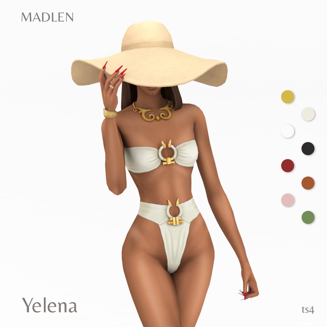 Купальник и шляпа Yelena Set