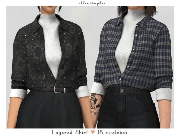 Рубашка Layered Shirt