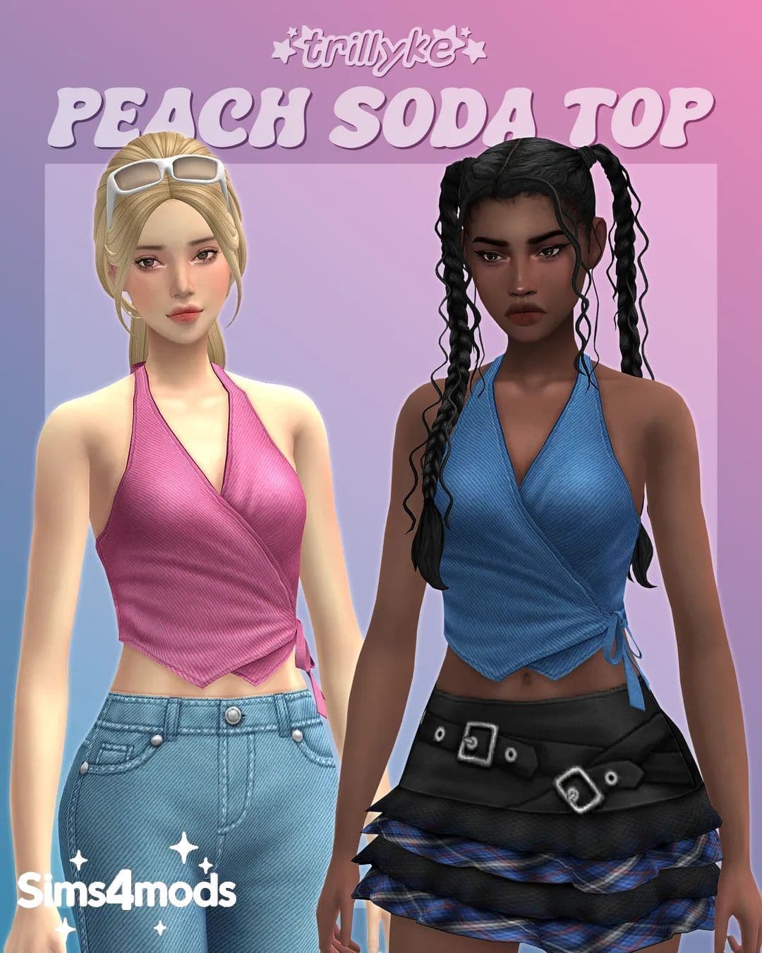 Скриншот мода Топ для симочек Peach Soda Top