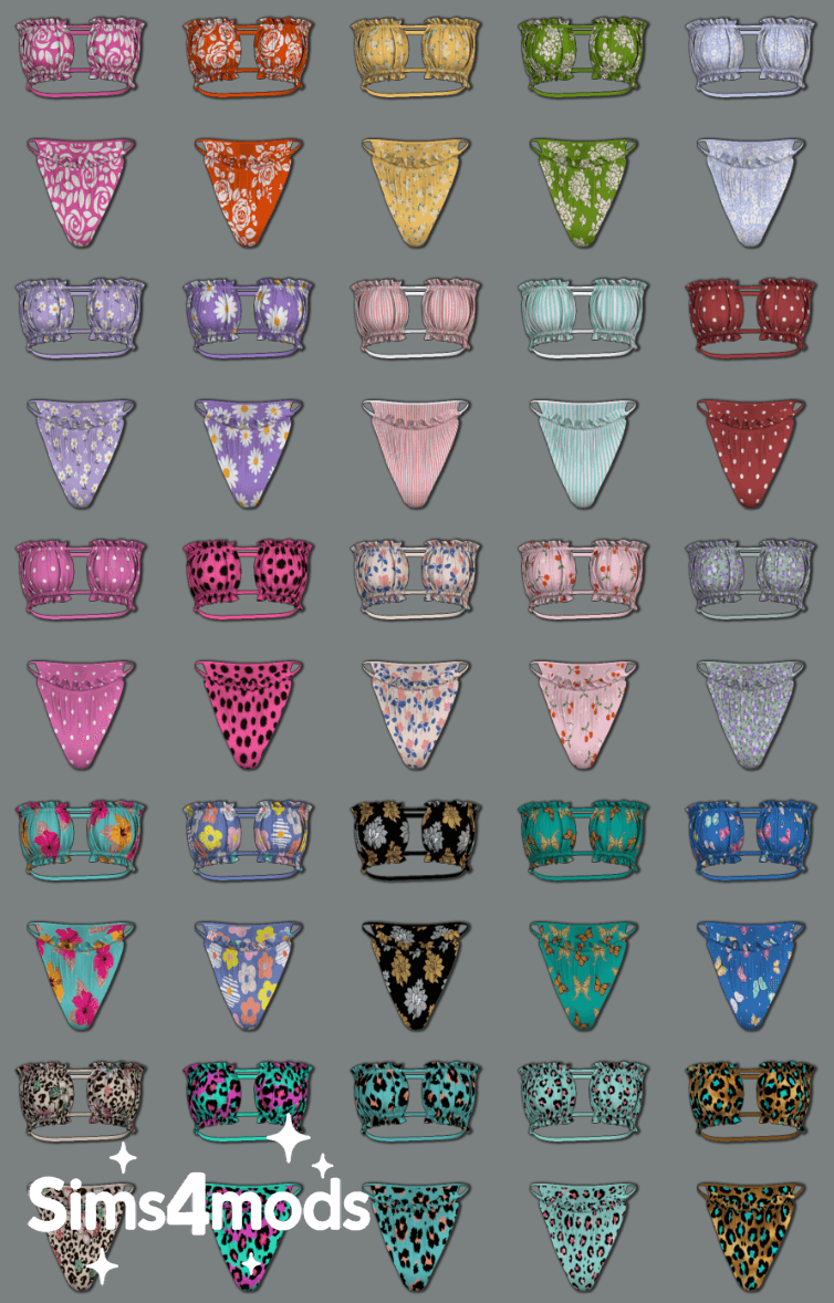 Купальник с принтами Swimming Suit 2 — кадр 2