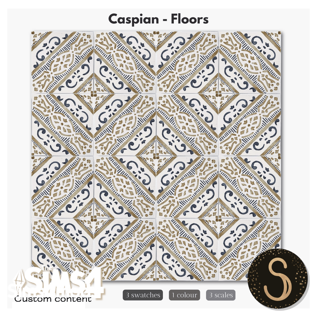 Скриншот мода Плитка для пола Caspian Floors