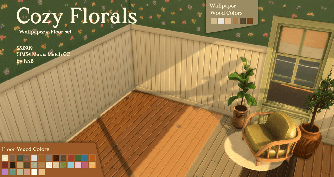 Обои и паркет Cozy Florals — кадр 2