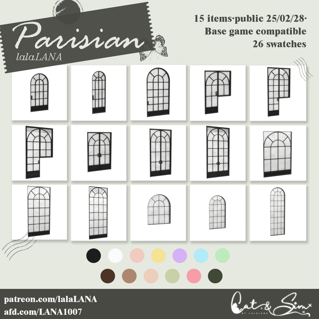 Набор окон Parisian Set