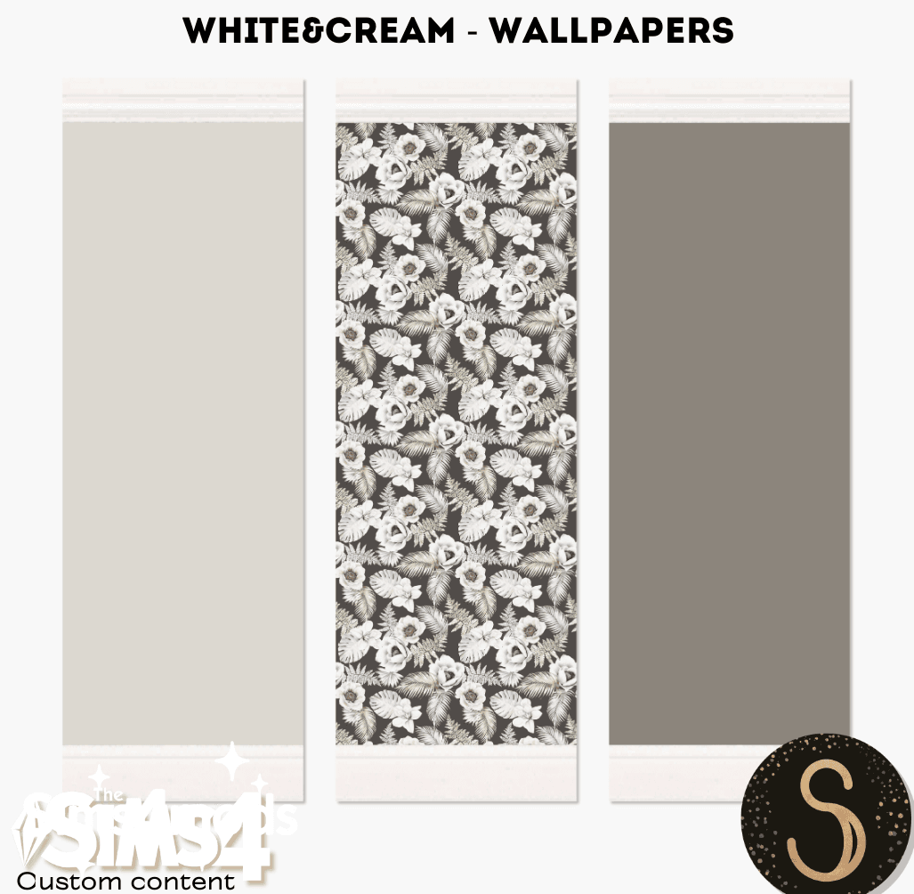 Обои White and Cream Wallpapers